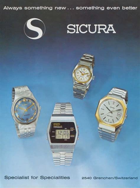 The history of the Sicura watch brand .